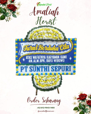 Papan Bunga Duka di Petukangan Selatan